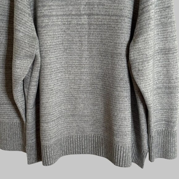 NWOT JCrew Turtleneck Sweater Woman’s Plus sz 3X Marled Gray Heather - Picture 6 of 14